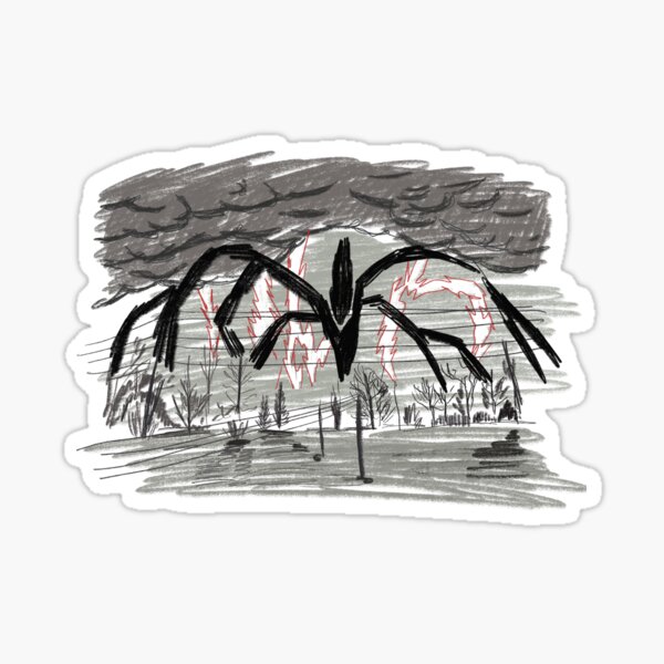 Item preview, Stranger Things The Mind Flayer drawing  designed and sold by thebcarts.