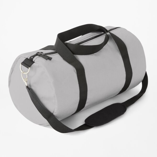 Grey Fog Solid Summer Party Color Duffle Bag