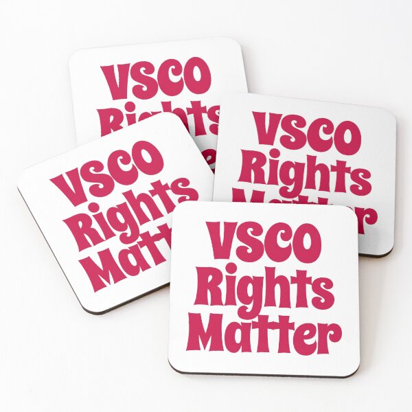 Item preview, VSCO Rights Matter (Funny Viral Quote • Trendy Vintage 70's Look • Cherry Red) designed and sold by SassyClassyMe.