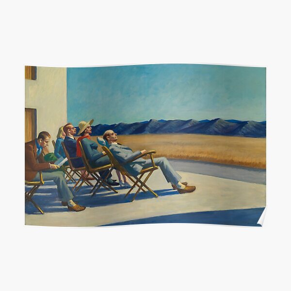 People in the Sun - Edward Hopper (1960) Poster