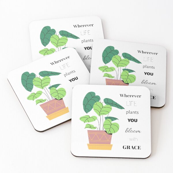 Item preview, Wherever life plants you, bloom with GRACE designed and sold by AestheticLine.