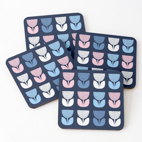 Item preview, Geometric Pattern: Poppy: Julia designed and sold by Red Wolf.
