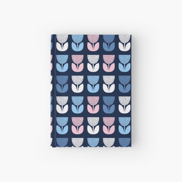 Geometric Pattern: Poppy: Julia Hardcover Journal