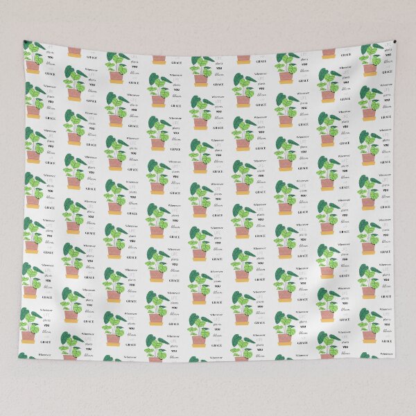 Item preview, Wherever life plants you, bloom with GRACE designed and sold by AestheticLine.
