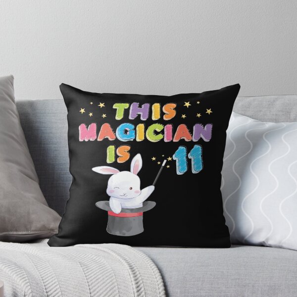Item preview, This Magician Is 11 Years Old Kid 11th Birthday Rabbit graphic designed and sold by Grabitees.