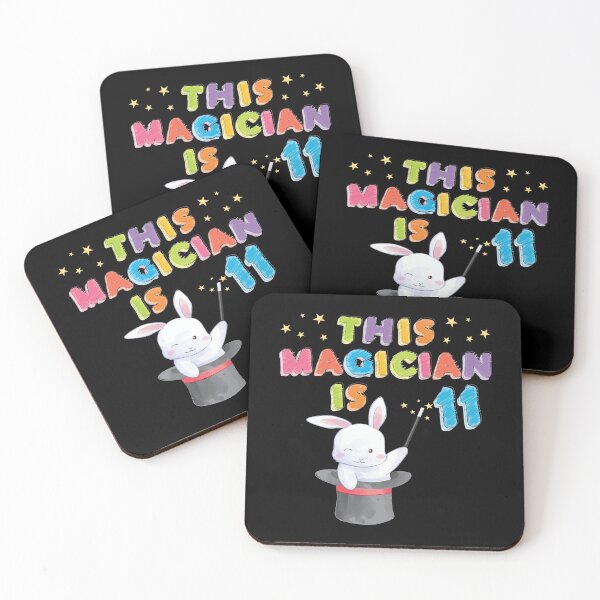 Item preview, This Magician Is 11 Years Old Kid 11th Birthday Rabbit graphic designed and sold by Grabitees.