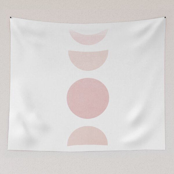 Item preview, Moon Phases Pink designed and sold by TheRedFinch.