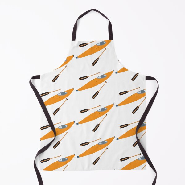 Item preview, Orange Kayak with Oars designed and sold by idovedesign.