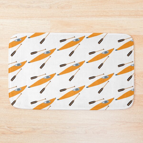 Item preview, Orange Kayak with Oars designed and sold by idovedesign.