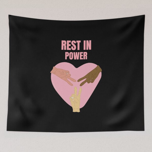 Item preview, Rest In Power designed and sold by FlauntMerch.