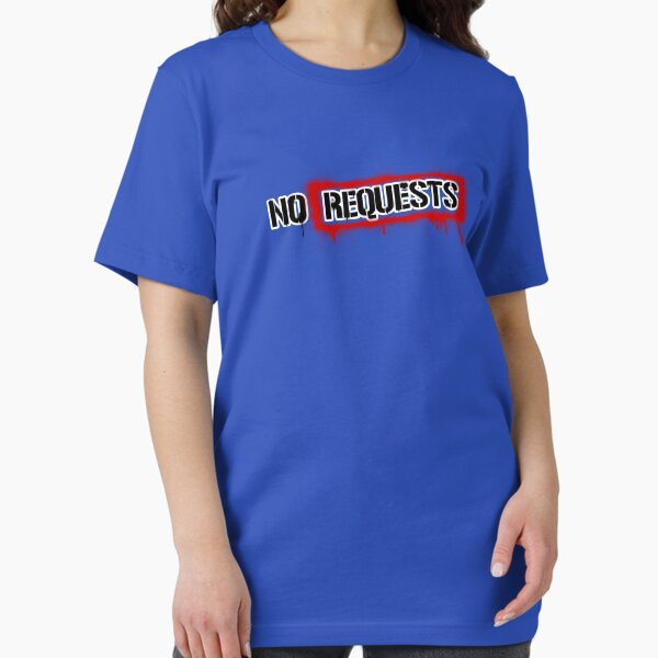 Artikel-Vorschau von  Du spielst die Musik. Tragen Sie ein No Requests-Shirt oder kaufen Sie einen Aufkleber und lassen Sie die Welt wissen, dass Sie keine Anfragen annehmen.

Schnapp dir alle deine DJ-Shirts, designt und verkauft von HOTDJGEAR.