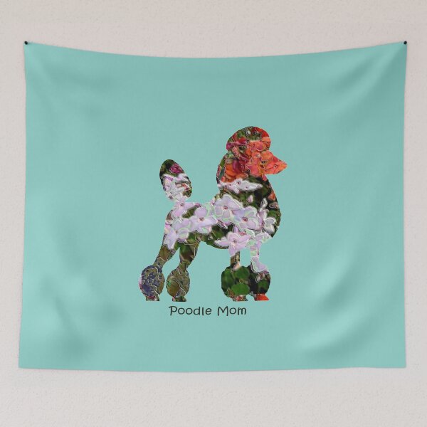 Item preview, Poodle in Begonia Petals poodle mom designed and sold by ThePoodleandCo.