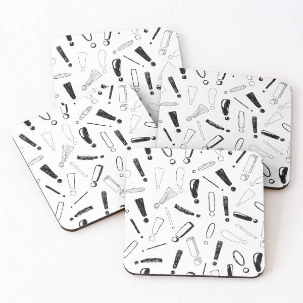 Item preview, Seamless pattern with hand drawn doodle exclamations marks. designed and sold by Yevheniia Hulinska.