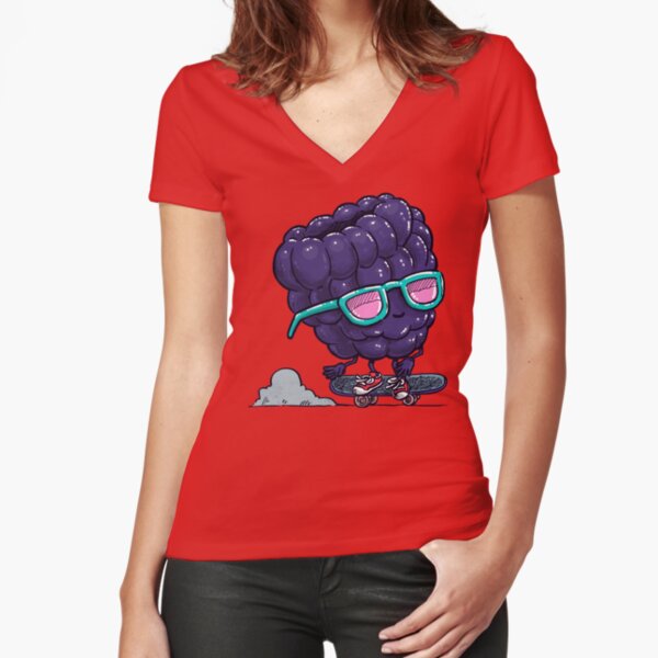 Fitted V-Neck T-Shirt