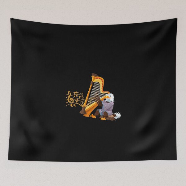 Item preview, Eagle Playing A Harp  designed and sold by joabaj.
