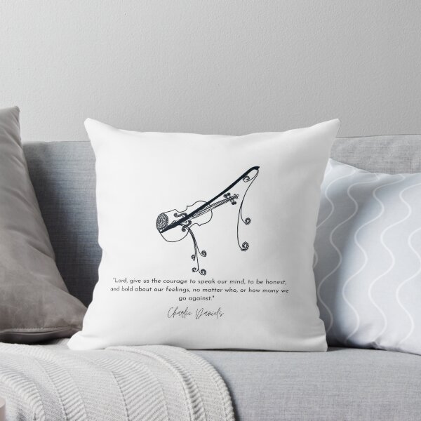 Item preview, Charlie Daniels Illustrated Quote designed and sold by Ashley Kincaid.