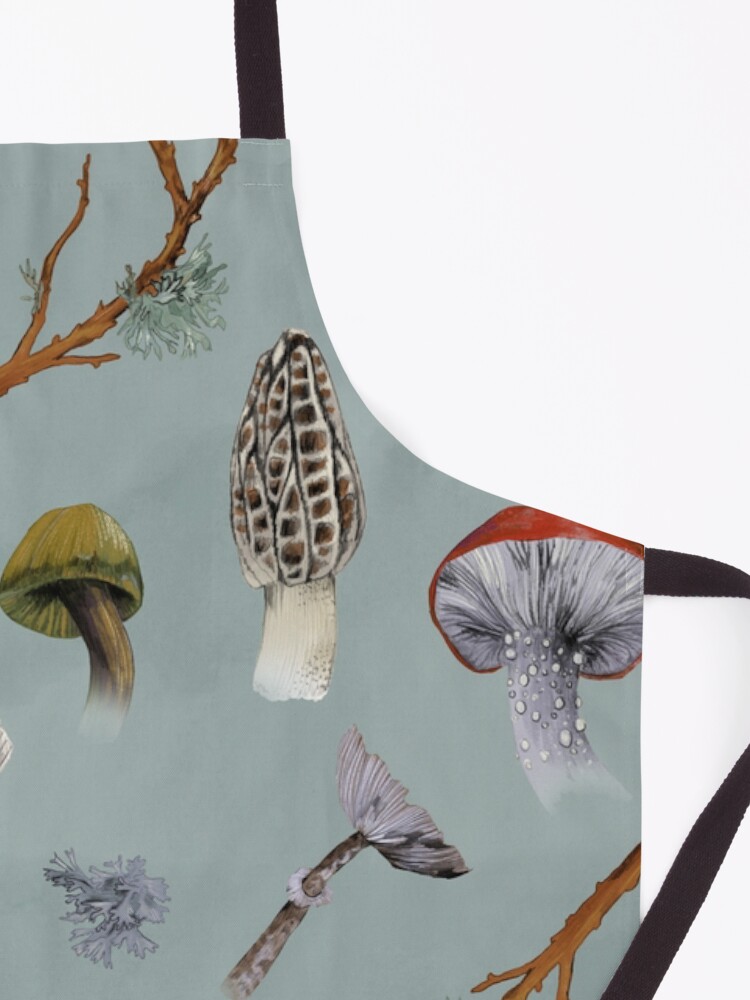 Alternate view of Mushroom Forest Collecting Party Apron