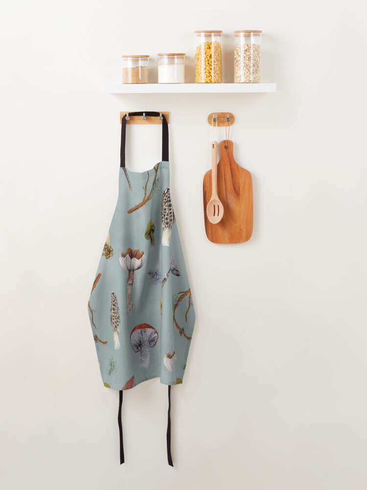 Alternate view of Mushroom Forest Collecting Party Apron