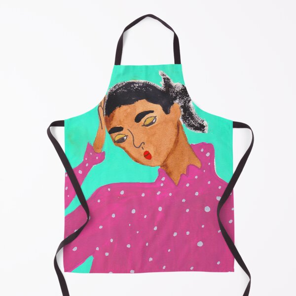Item preview, Portrait of a woman in a pink blouse designed and sold by LiceaGand.