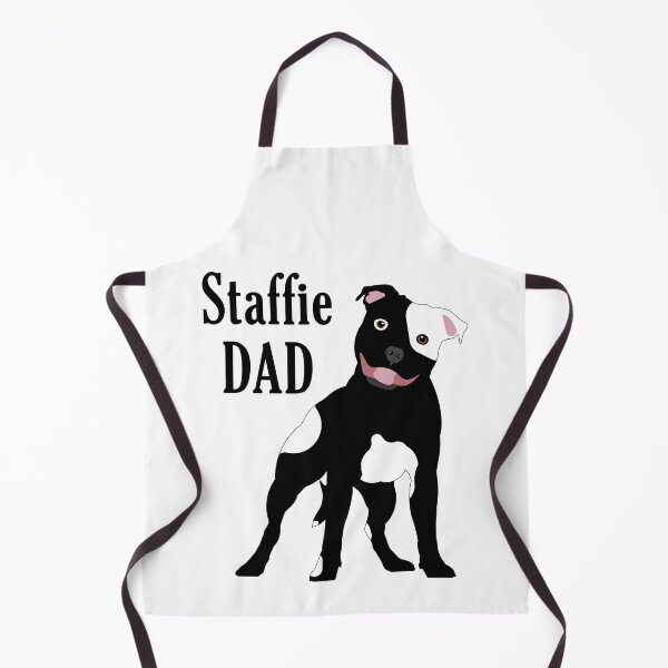 Item preview, Staffie Dad BW designed and sold by sisusisu.