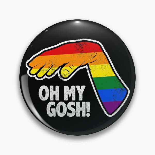 Item preview, FUNNY GAY HAND, LGBT, OH MY GOSH HAND IN COLORED LOOK, BY SUBGIRL designed and sold by SUBGIRL.