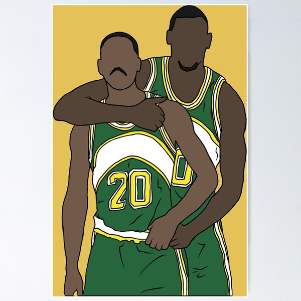 Item preview, Gary Payton And Shawn Kemp designed and sold by RatTrapTees.