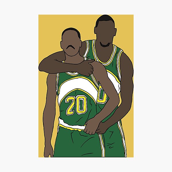 Item preview, Gary Payton And Shawn Kemp designed and sold by RatTrapTees.
