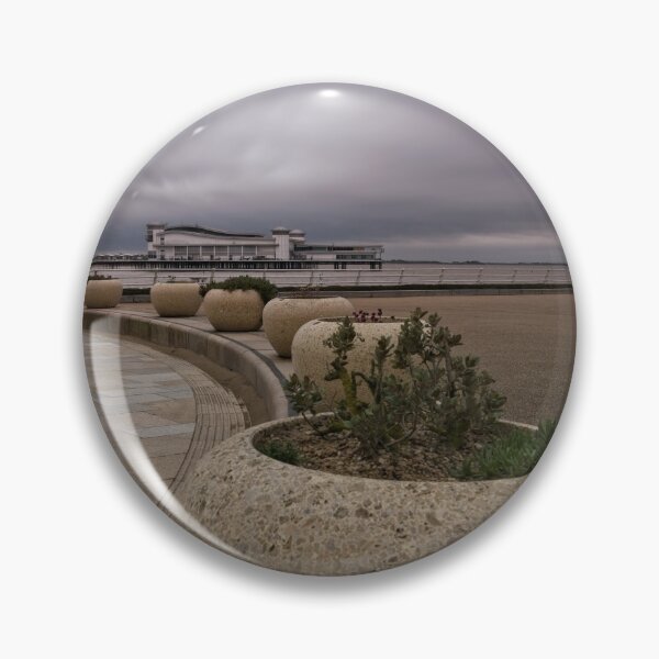 Item preview, Weston-Super-Mare Seafront View Towards The Grand Pier designed and sold by rawshutterbug.