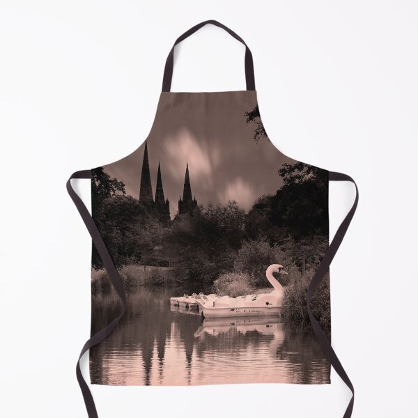 Item preview, Swan Boats In The Reflection Of Lichfield Cathedral designed and sold by rawshutterbug.