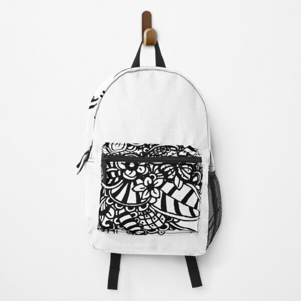 Item preview, Summer Flower - Black (Zentangle/ Doodle/ Mandala) designed and sold by CreativityRoams.