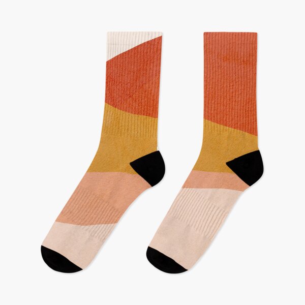 Item preview, Peachy Tropical Palm Sunset - minimal Abstract landscape designed and sold by Dominiquevari.