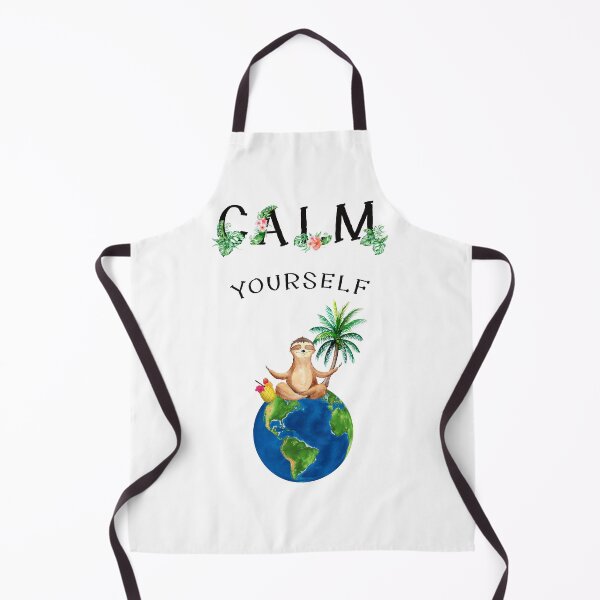 Item preview, Funny Tropical Motivational Saying with Calm Cloth designed and sold by DinaKD.