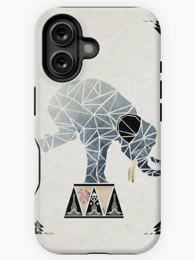Thumbnail 1 of 4, iPhone Case, elephant circus designed and sold by Manoou.