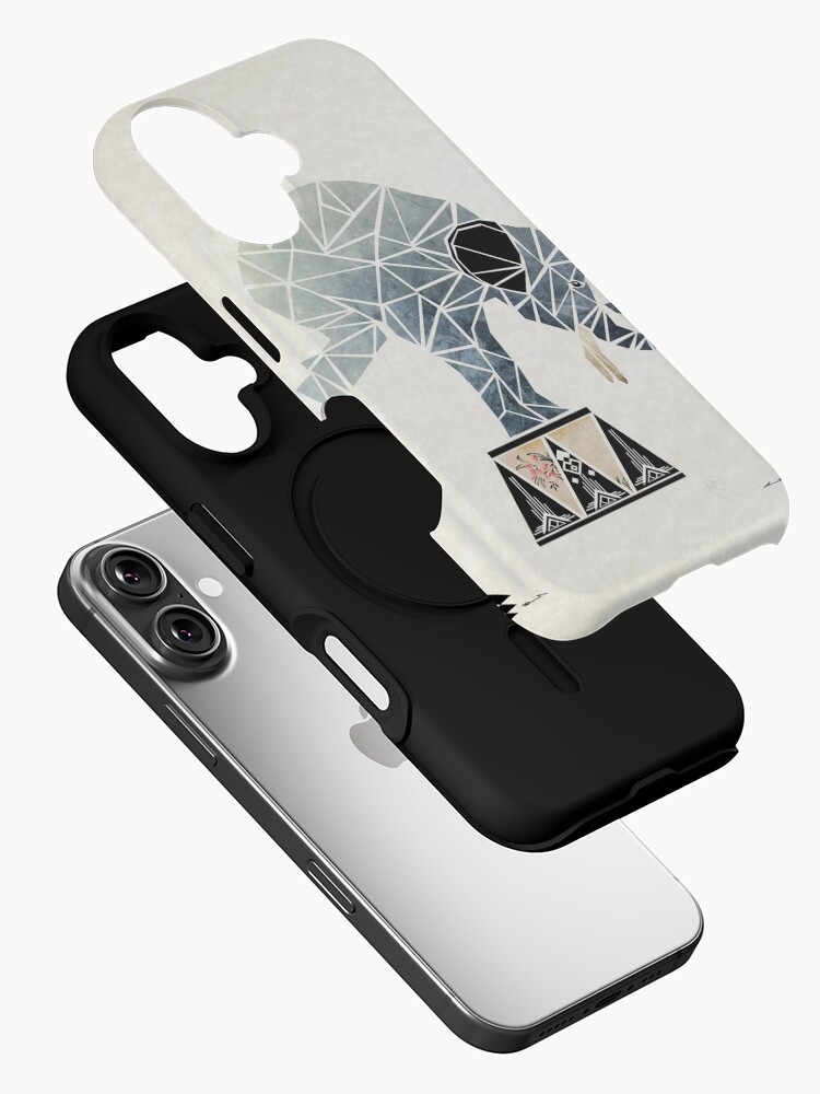 Thumbnail 2 of 4, iPhone Case, elephant circus designed and sold by Manoou.