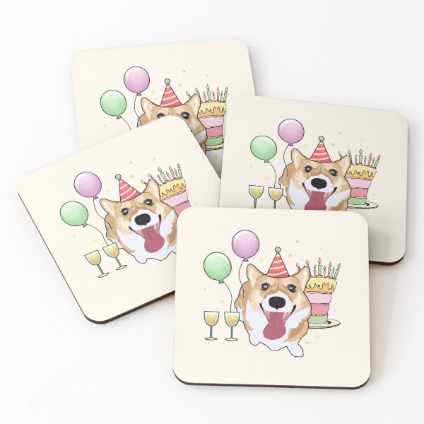 Item preview, Happy Corgi - Birthday designed and sold by MaplewoodMerch.