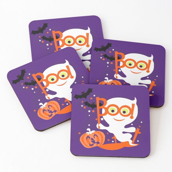 Item preview, Halloween Boo designed and sold by Wonderful world of whimsical Art of yesteryear and today .