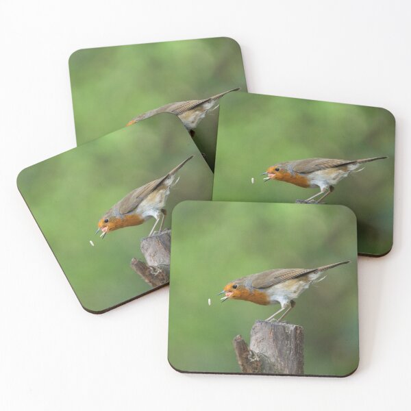 Item preview, Robin In Action Trying To Catch His Food designed and sold by rawshutterbug.