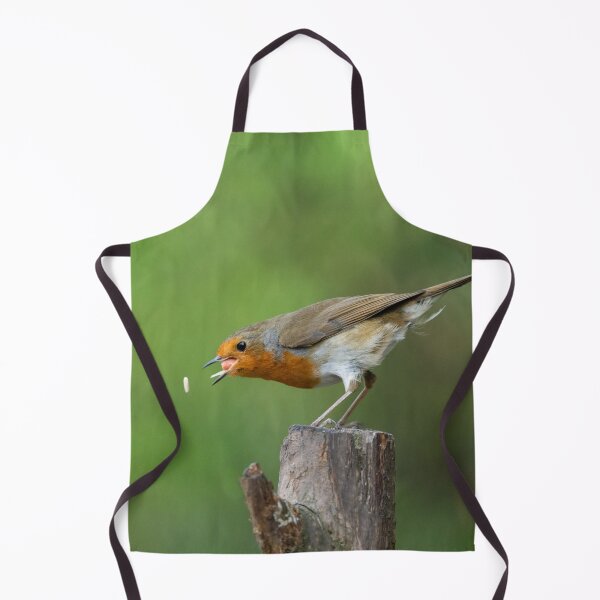 Item preview, Robin In Action Trying To Catch His Food designed and sold by rawshutterbug.