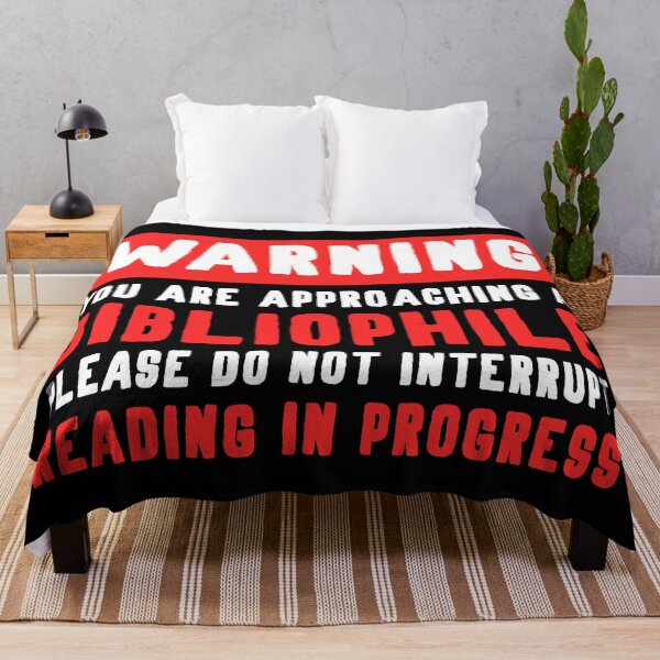 Item preview, Warning Bibliophile designed and sold by teamasthers.