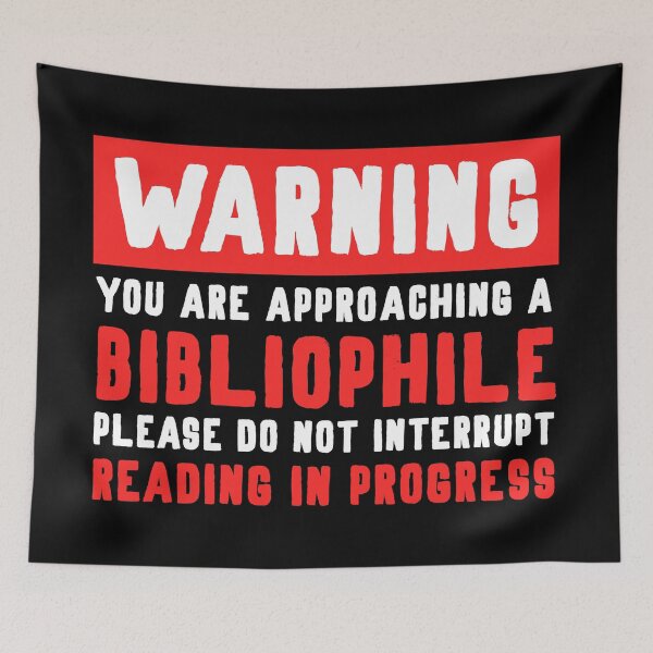 Item preview, Warning Bibliophile designed and sold by teamasthers.