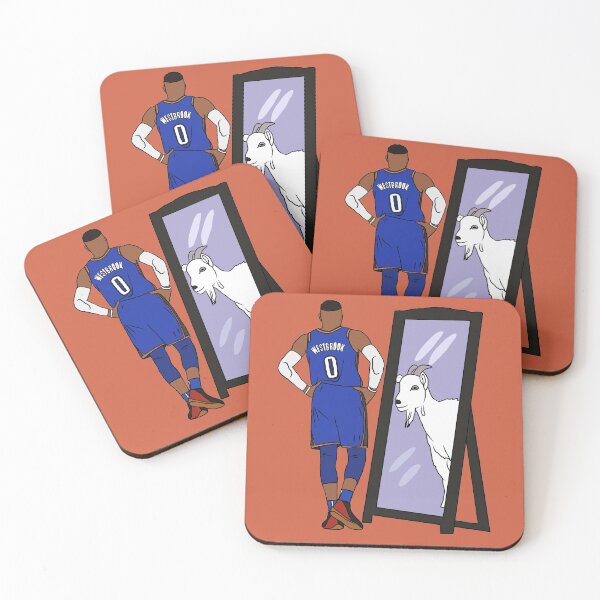 Item preview, Russell Westbrook Mirror GOAT (Oklahoma City) designed and sold by RatTrapTees.