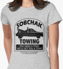The Big Lebowski Inspired - Sobchak Towing - You Want a Toe? Women's Fitted T-Shirt