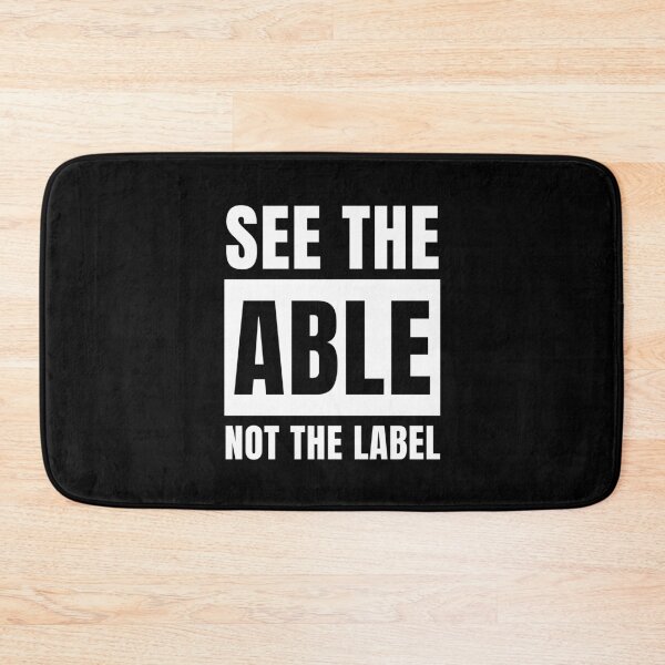Item preview, See The Able Not The Label - Autism Awareness designed and sold by CrystalCrush.