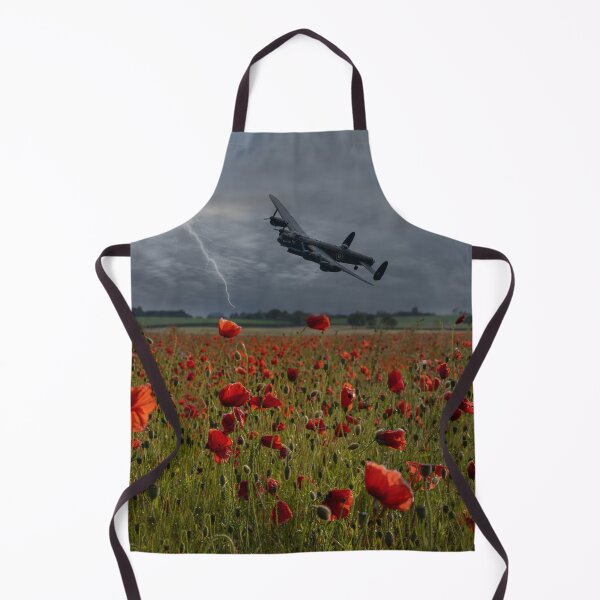 Item preview, Lancaster Bomber Over A Poppy Field designed and sold by rawshutterbug.