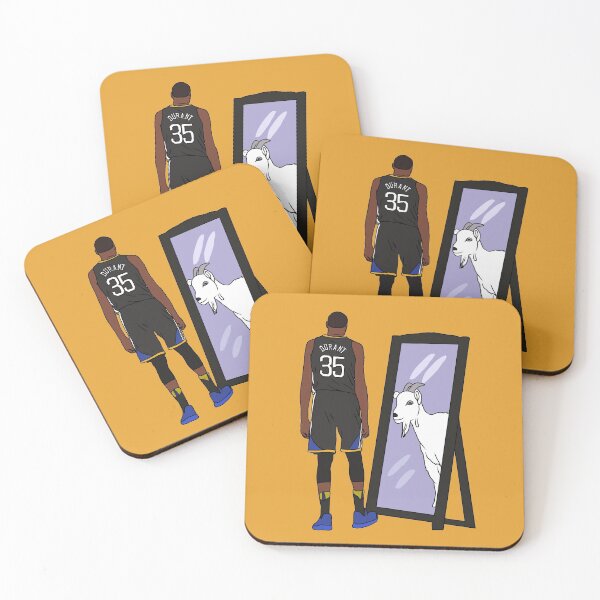 Item preview, Kevin Durant Mirror GOAT (Golden State) designed and sold by RatTrapTees.