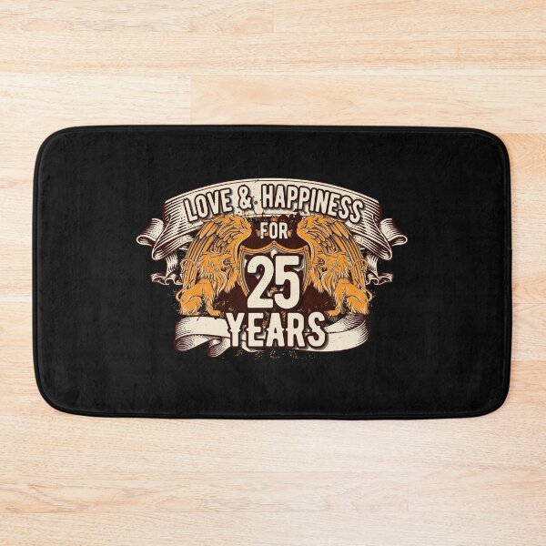 Item preview, Love and happiness for 25 years designed and sold by Cutebutfunny.