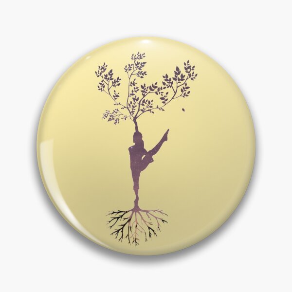 Item preview, Yoga Woman Tree Roots - Bird of Paradise Pose designed and sold by GoldyMaster07.