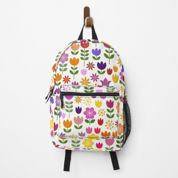 Item preview, Scandinavian Style Colorful Flowers Pattern designed and sold by NataliePaskell.
