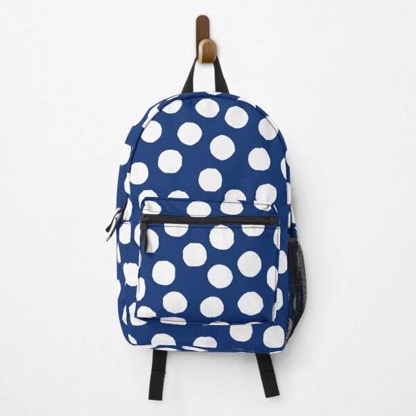 Item preview, White Peas, Blue background, Pea Pattern, Polka Dots, Printed Dot, Stylish Design, Minimalist, Big White Peas designed and sold by Annona-.