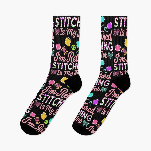 Item preview, I'm Retired Stitching Is My Job Retirement Gift designed and sold by haselshirt.
